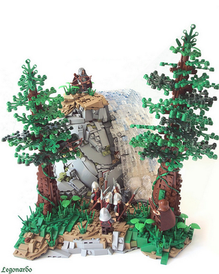 Illustration for article titled Medieval LEGO, Taken To Another Level